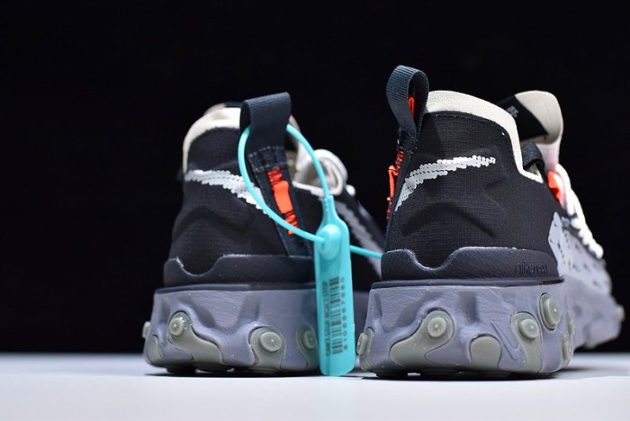 nike react wr ispa black grey ar8555-001