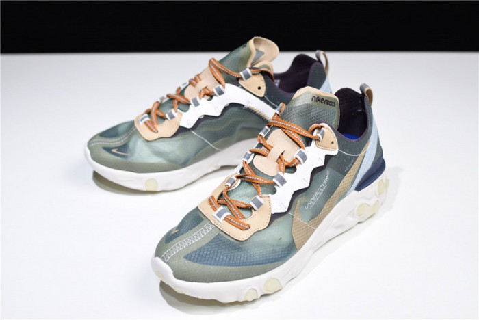 nike react element 87 undercover green mist bq2718-300