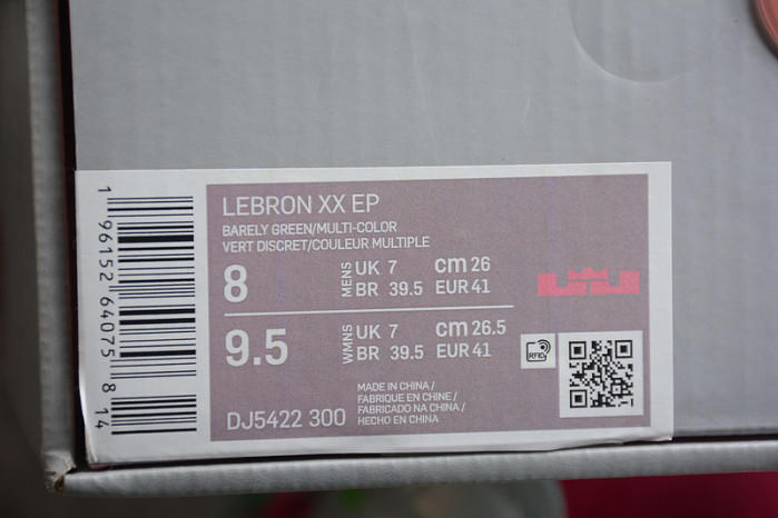 nike lebron 20 ep