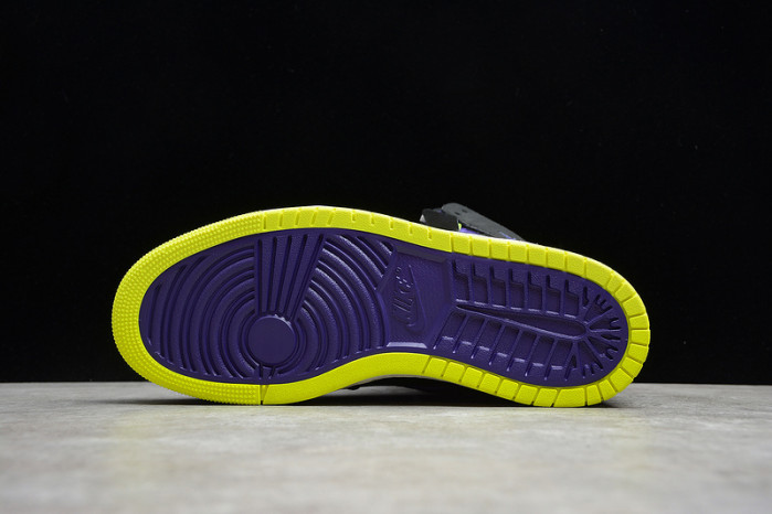 air jordan 1 high zoom air cmft black court purple lemon venom ct0979-001