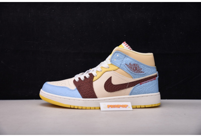 Air Jordan 1 Mid SE Fearless Maison Chateau CU2803-200