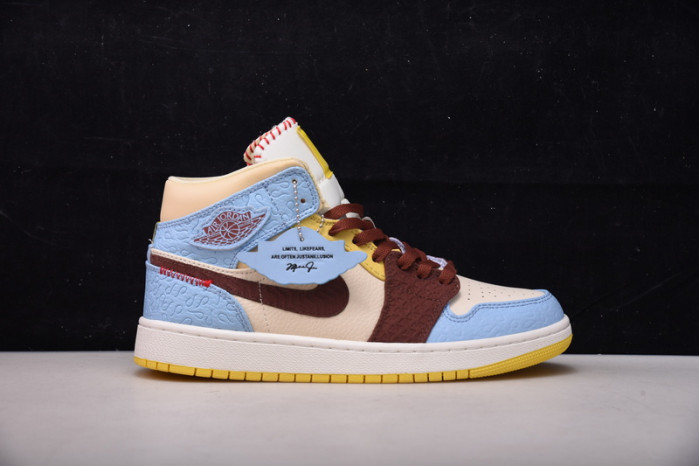 Air Jordan 1 Mid SE Fearless Maison Chateau CU2803-200