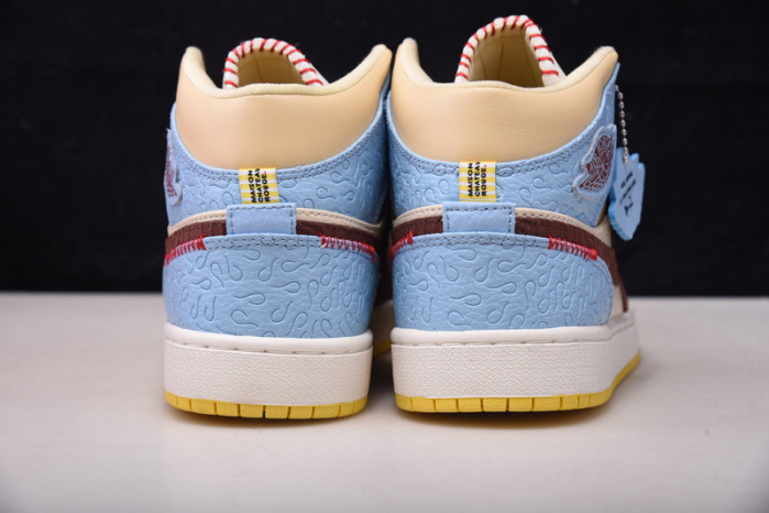 Air Jordan 1 Mid SE Fearless Maison Chateau CU2803-200