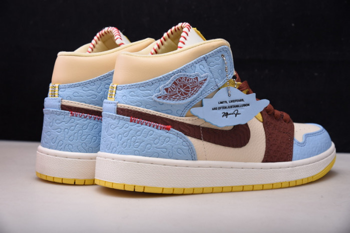 Air Jordan 1 Mid SE Fearless Maison Chateau CU2803-200