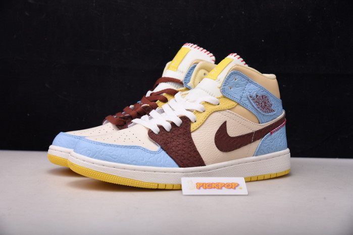 Air Jordan 1 Mid SE Fearless Maison Chateau CU2803-200
